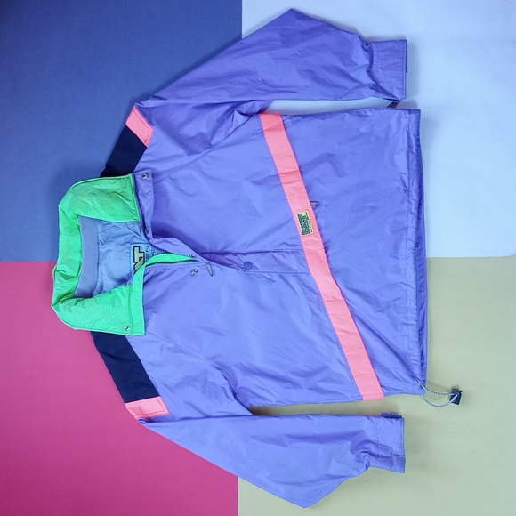 Vintage Other - Vintage NAT Lacen Ski Dermoflex Ski Jacket colorblock Neon
